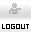 Logout button